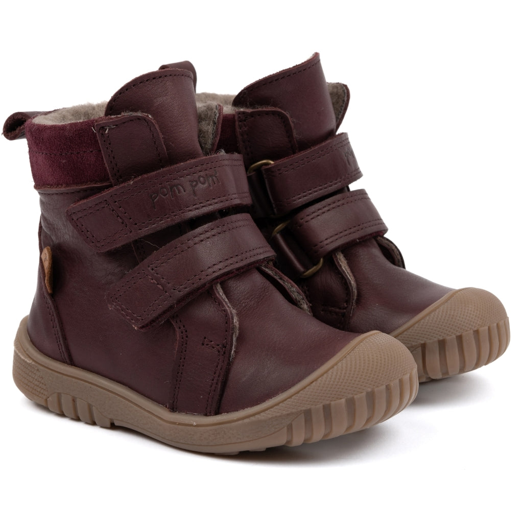 POM POM Sporty™ Velcro Boot TEX Boot Deep Rouge