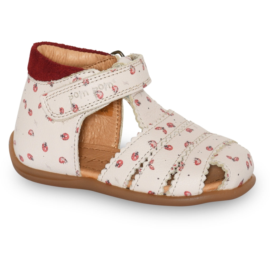 POM POM Starters™  Scallop Velcro Sandal Sandals Ladybird