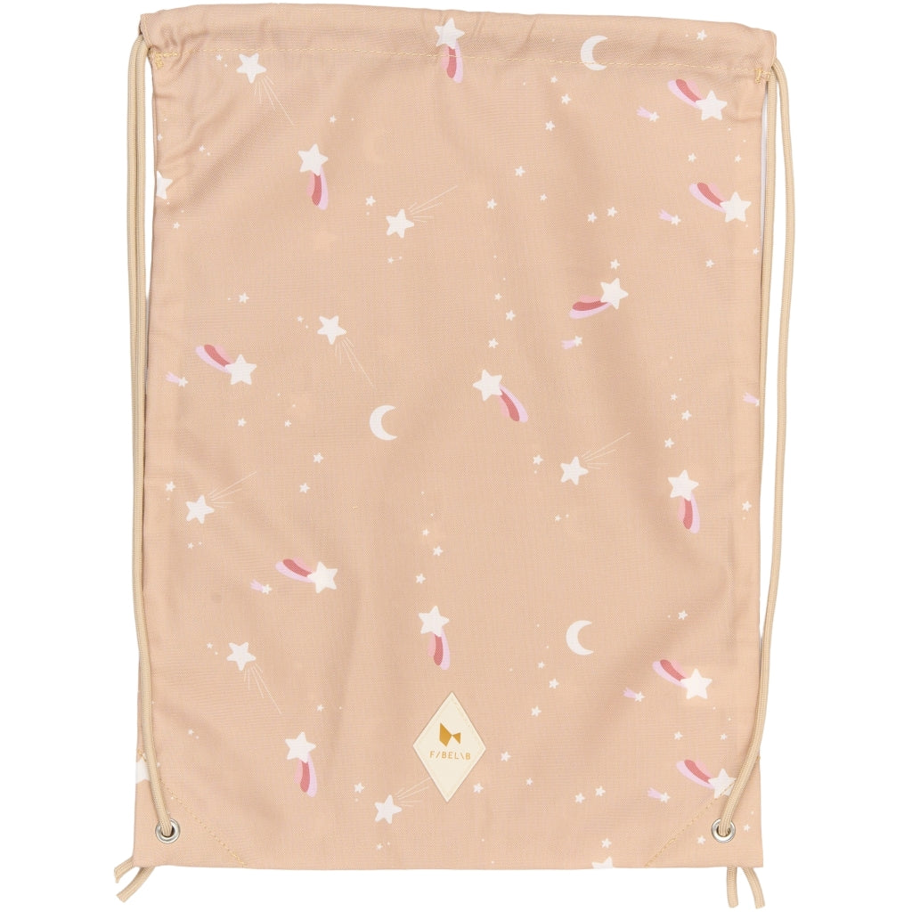 Fabelab String Bag - Shooting Star - Caramel Bags & Backpacks Multi Print