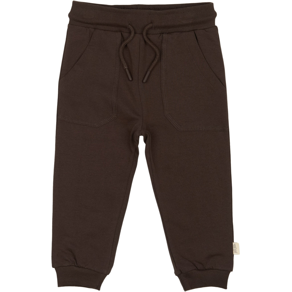 PETIT PIAO Sweat Pants Line Bukser Coffee Bean