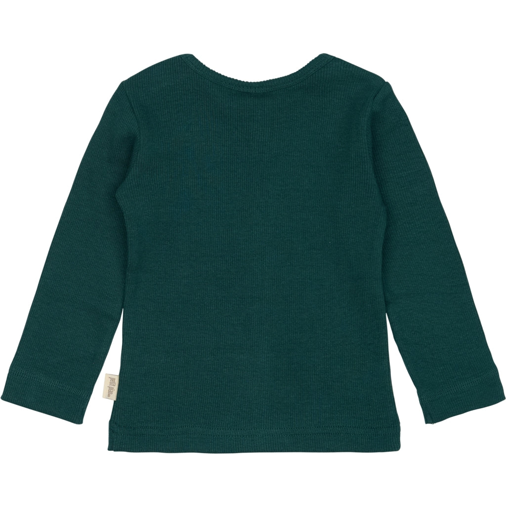 PETIT PIAO T-shirt L/S Modal Langærmet bluse Dark Sea