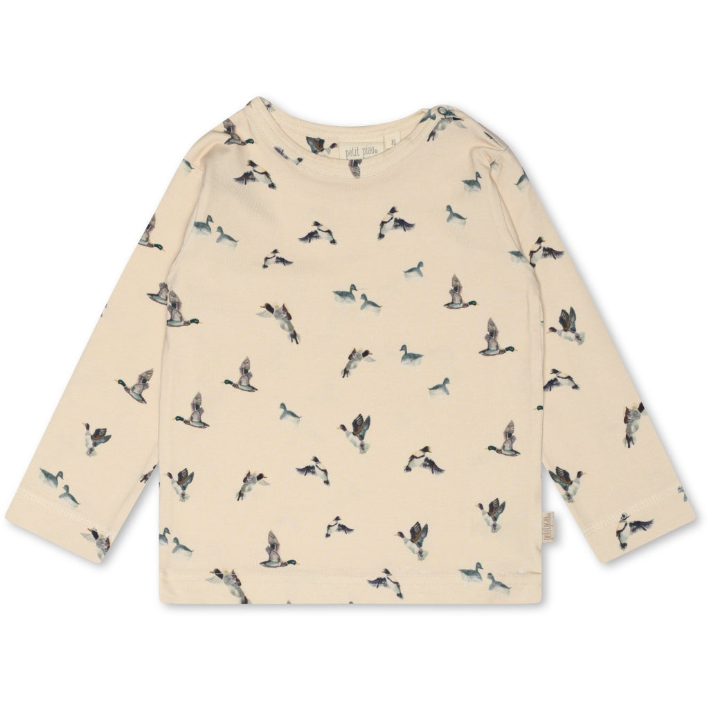 PETIT PIAO T-shirt L/S Printed Langærmet bluse Duck AOP