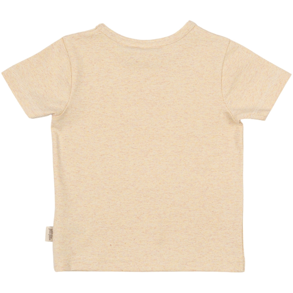 PETIT PIAO T-shirt S/S Motif Langærmet bluse Fog (Bellis)