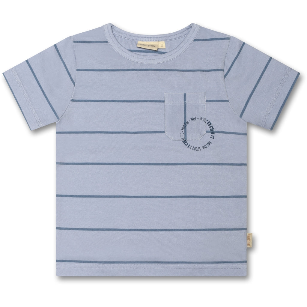 PETIT PIAO T-shirt S/S Pocket Langærmet bluse Spring Blue