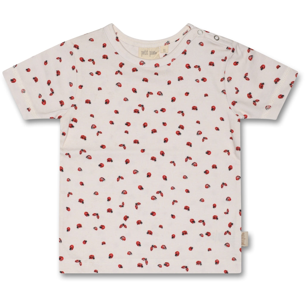 PETIT PIAO T-shirt S/S Printed T-shirt Ladybug