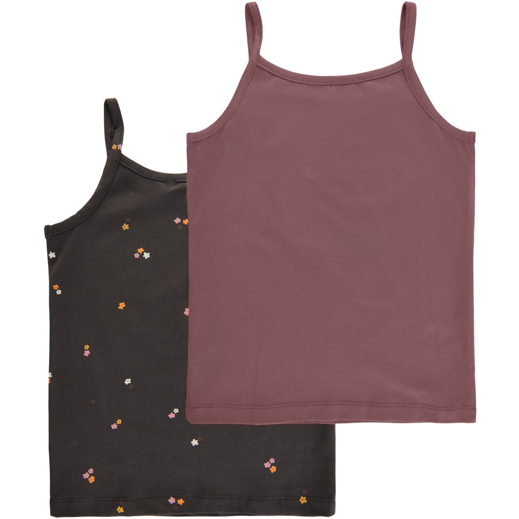 THE NEW THE NEW Tank Top 2-Pack  Undertøj Rose Brown