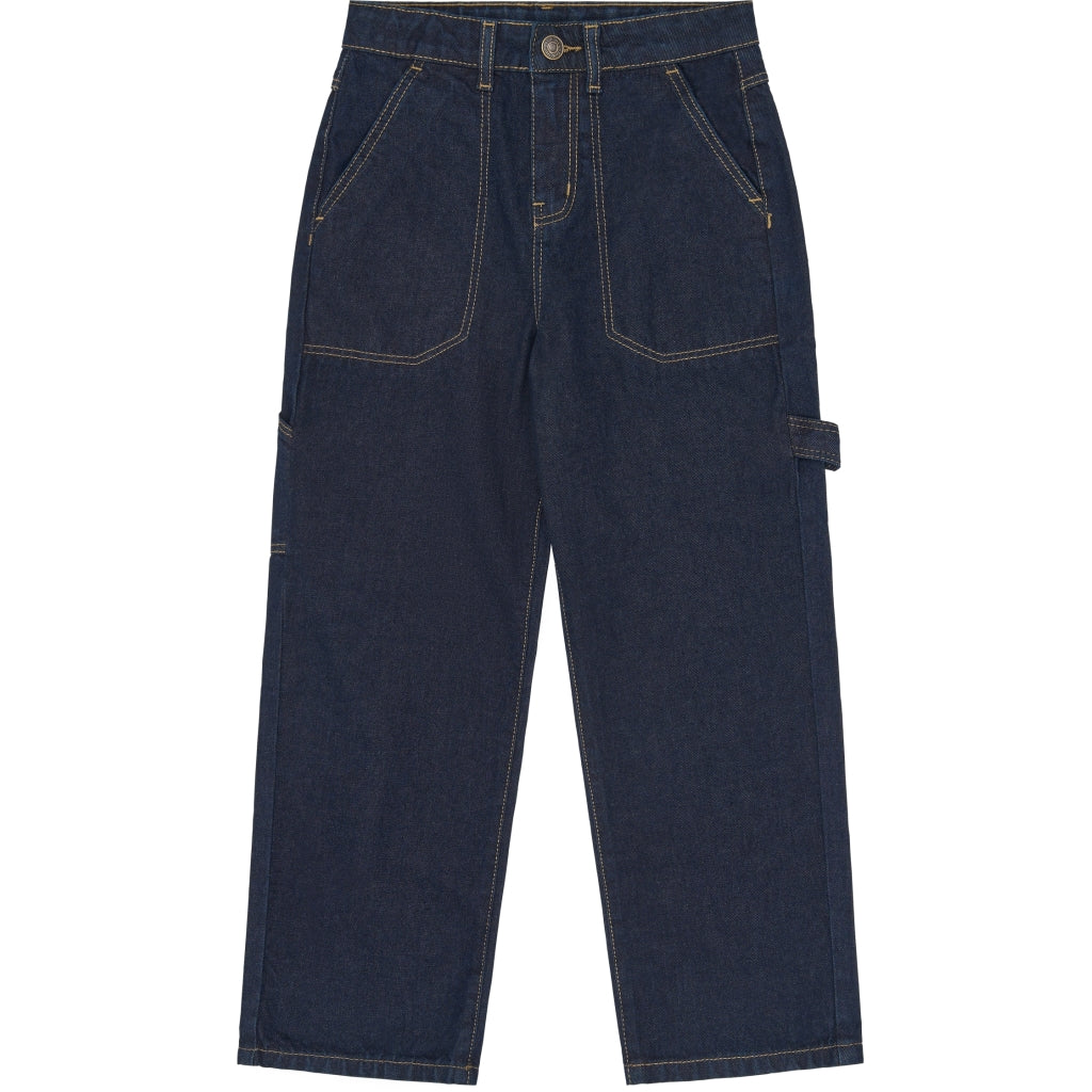 THE NEW TNBern Baggy Fit Worker Jeans Jeans Unwashed Blue Denim 398
