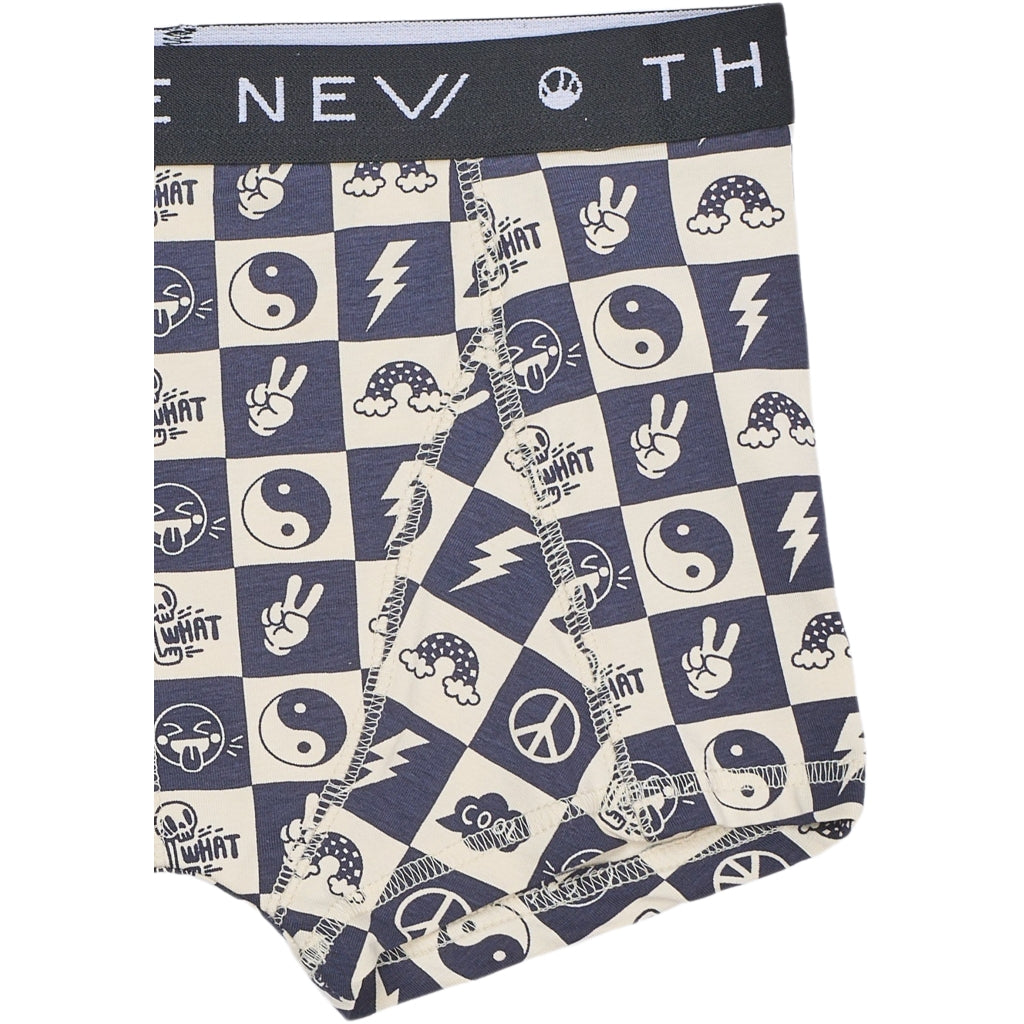 THE NEW TNBoxershorts 2-Pak Undertøj Navy Blazer Funny Check AOP
