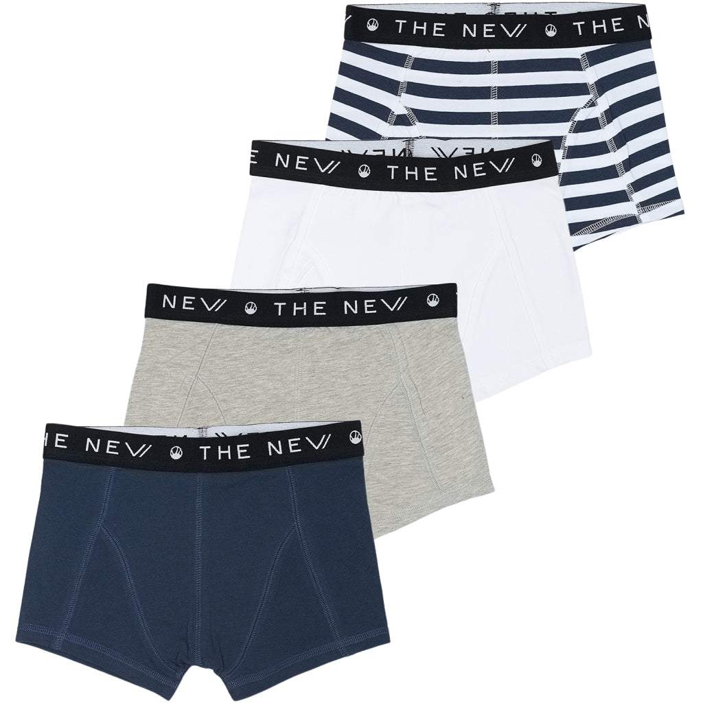THE NEW TNBoys Basic Boksershorts Multi Pak Undertøj Multi Color Mood Indigo