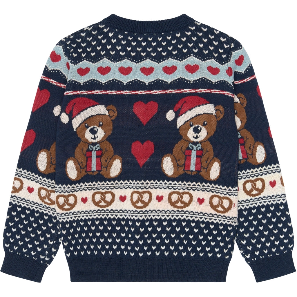 THE NEW TNHoliday Jacquard Striktrøje Strik Multi Colour