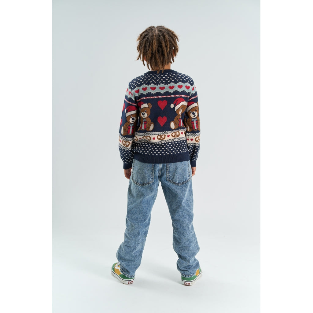 THE NEW TNHoliday Jacquard Striktrøje Strik Multi Colour