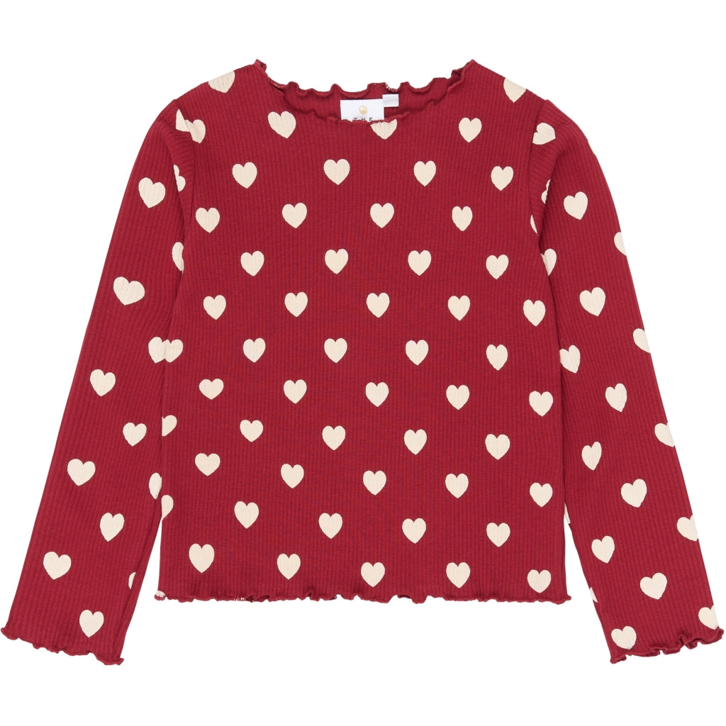 THE NEW TNHoliday Red Heart Rib Nattøj Nattøj Rio Red AOP TN