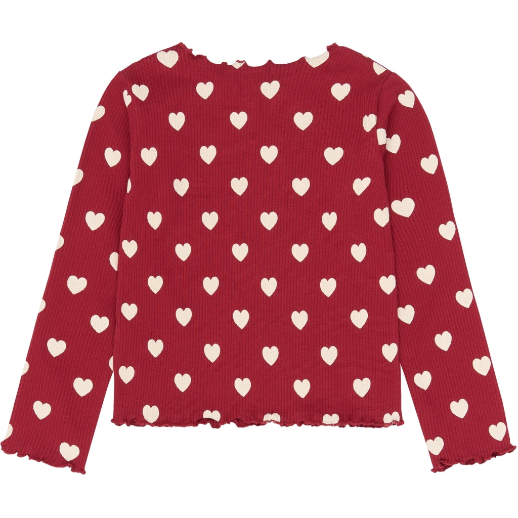 THE NEW TNHoliday Red Heart Rib Nattøj Nattøj Rio Red AOP TN