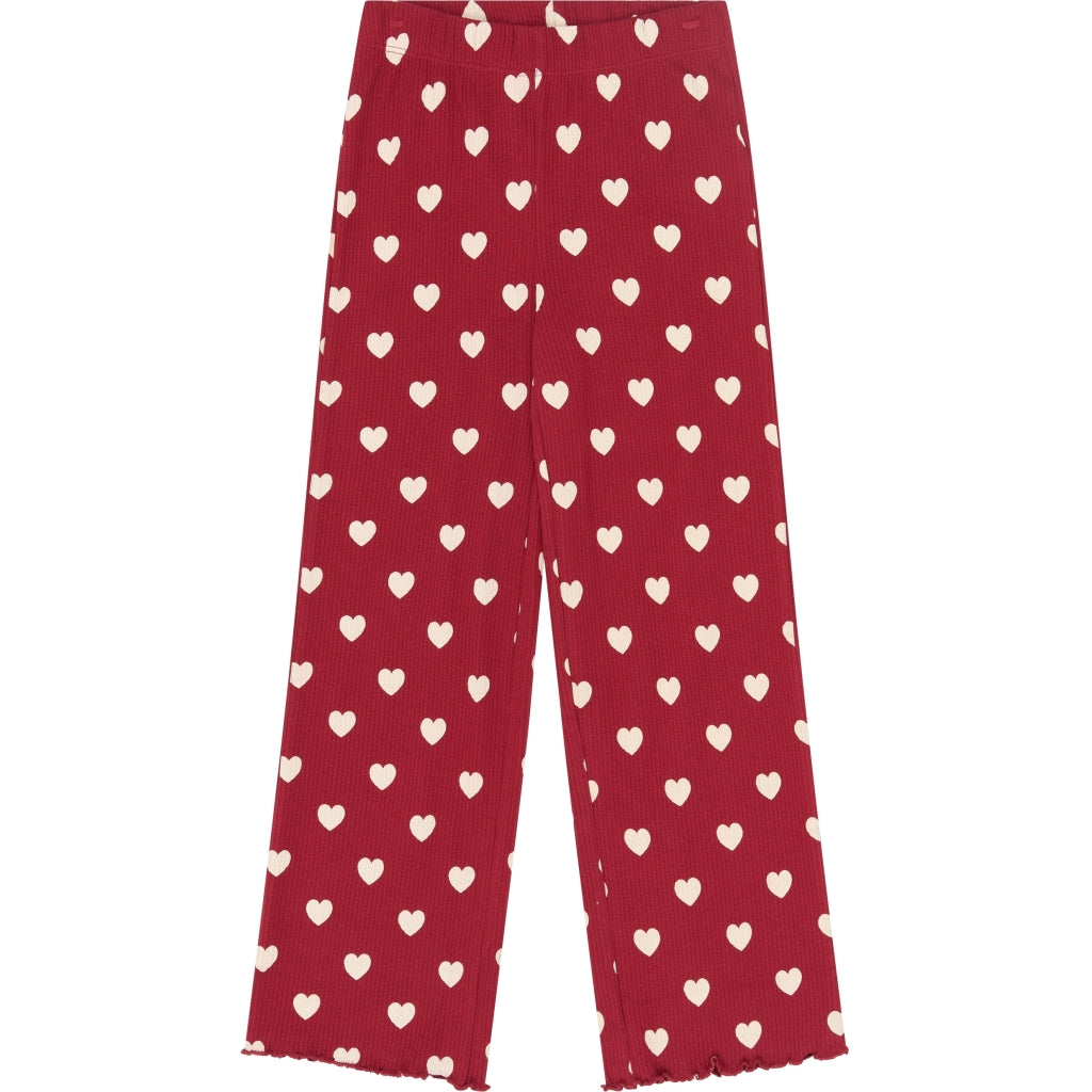 THE NEW TNHoliday Red Heart Rib Nattøj Nattøj Rio Red AOP TN