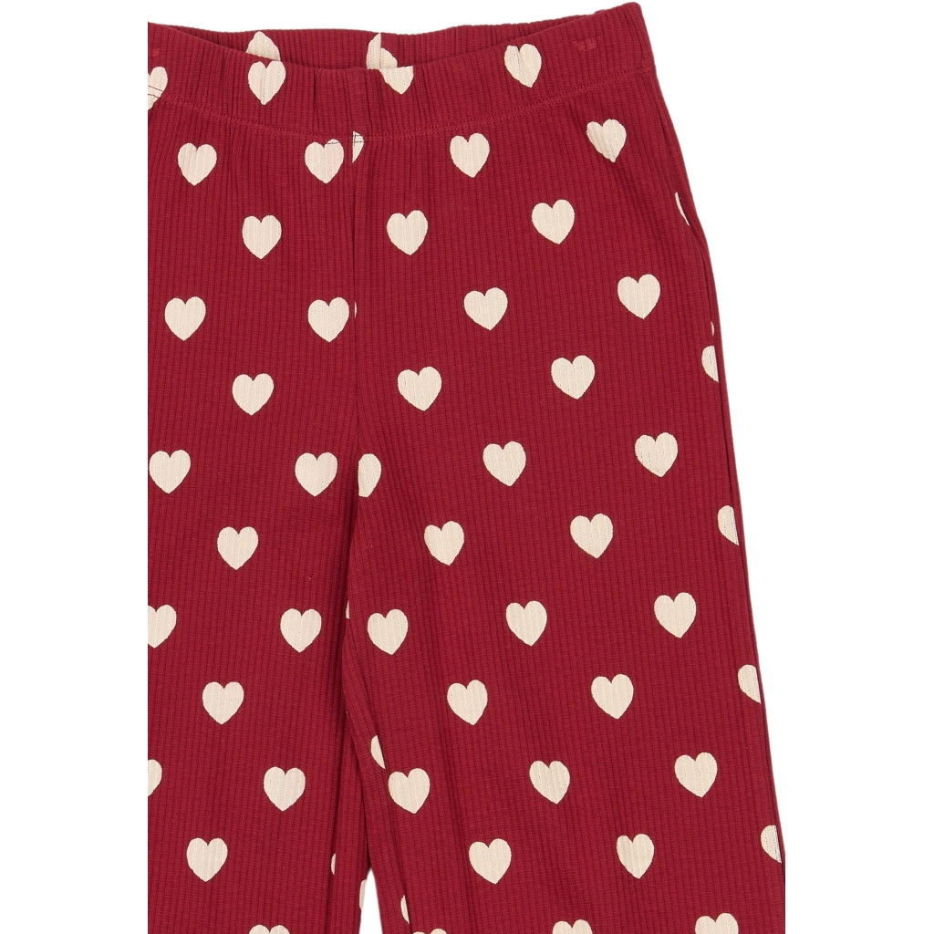 THE NEW TNHoliday Red Heart Rib Nattøj Nattøj Rio Red AOP TN