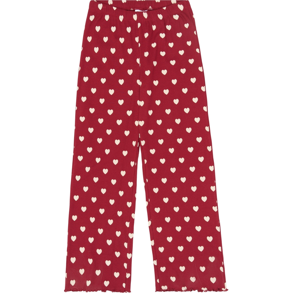 THE NEW TNHoliday Red Heart Voksen Rib Nattøj Nattøj Rio Red AOP TN