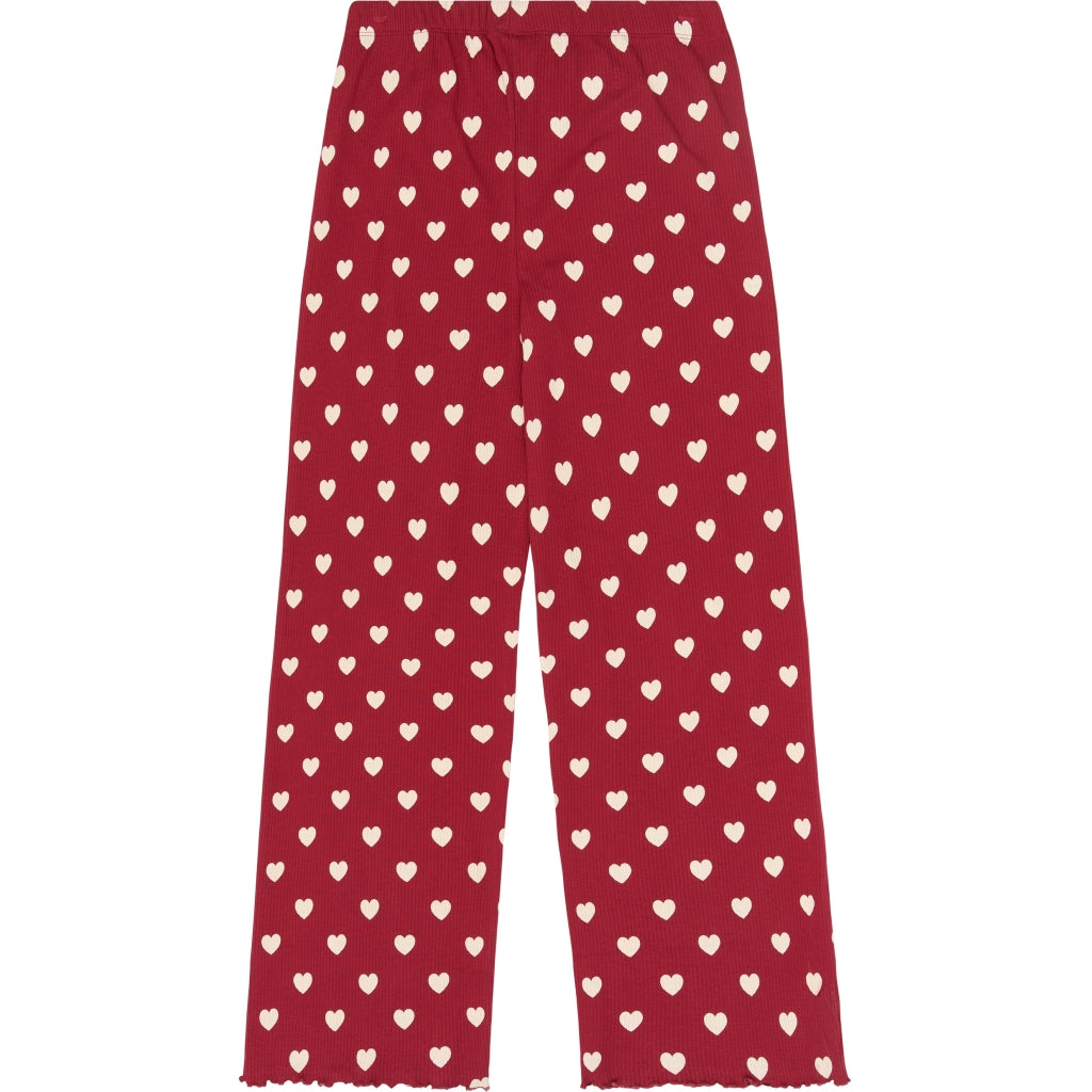 THE NEW TNHoliday Red Heart Voksen Rib Nattøj Nattøj Rio Red AOP TN