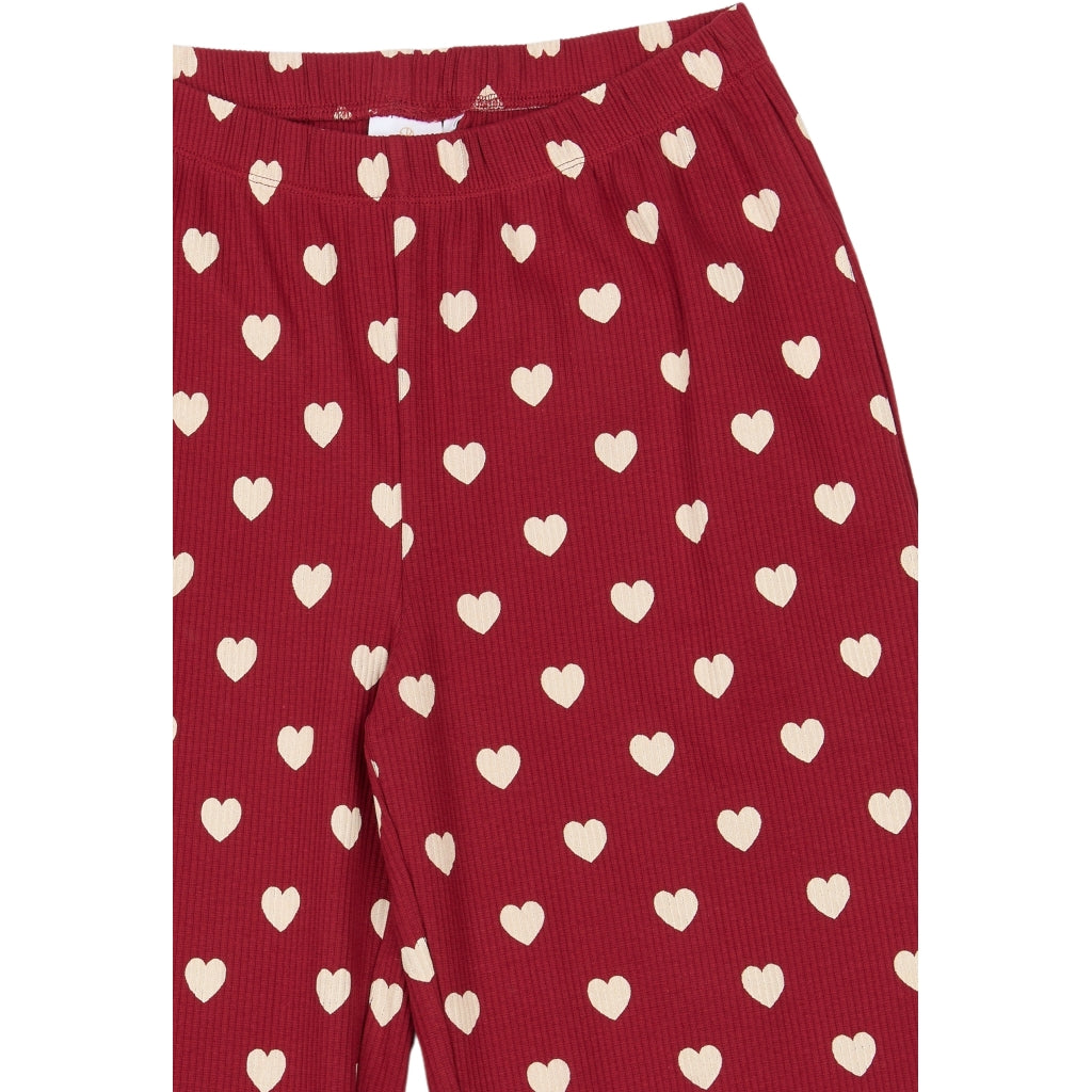 THE NEW TNHoliday Red Heart Voksen Rib Nattøj Nattøj Rio Red AOP TN