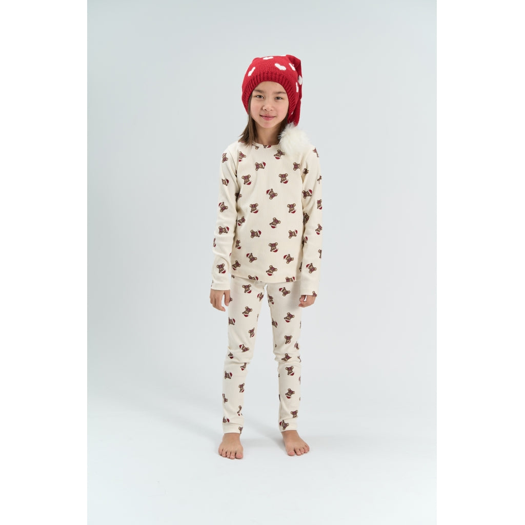 THE NEW TNHoliday Teddy Rib Nattøj Nattøj Gardenia AOP