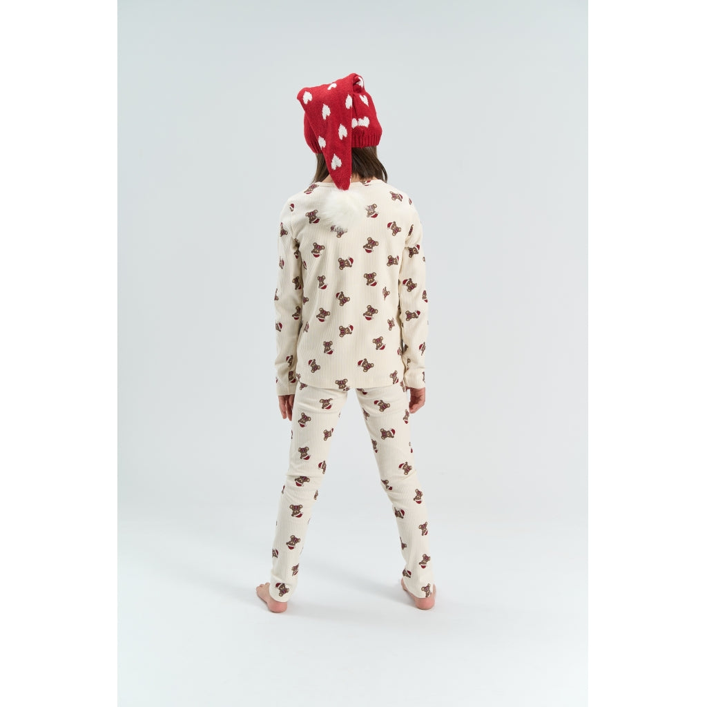 THE NEW TNHoliday Teddy Rib Nattøj Nattøj Gardenia AOP