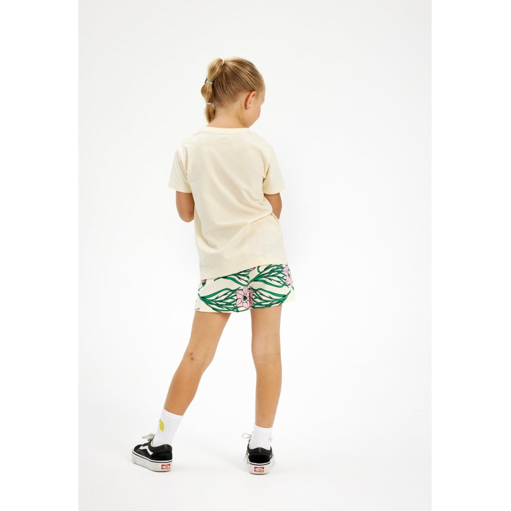 THE NEW TNKylie Shorts Shorts White Swan Campanula Flower AOP