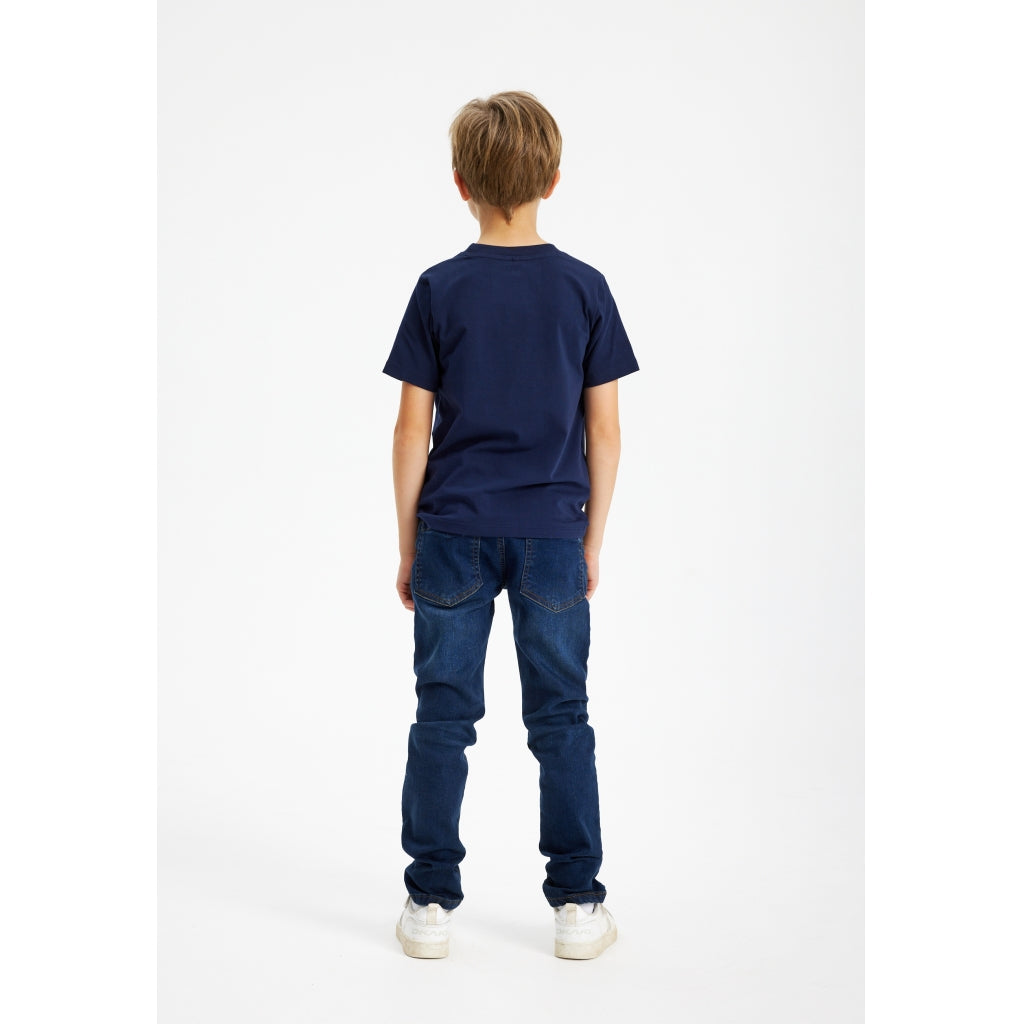 THE NEW TNLamaro S_S Bluse T-shirt Navy Blazer