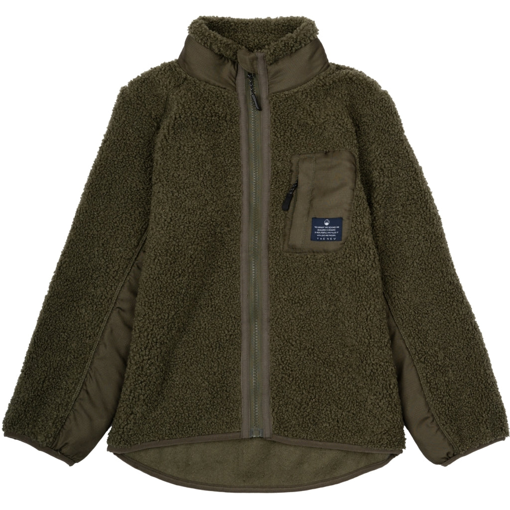 THE NEW TNLeopold Teddy Jacket Jakker Ivy Green