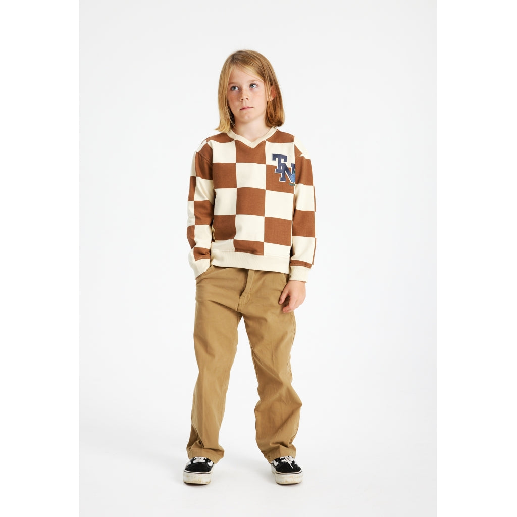 THE NEW TNLucas Oversize Sweatshirt Sweatshirt Toffee