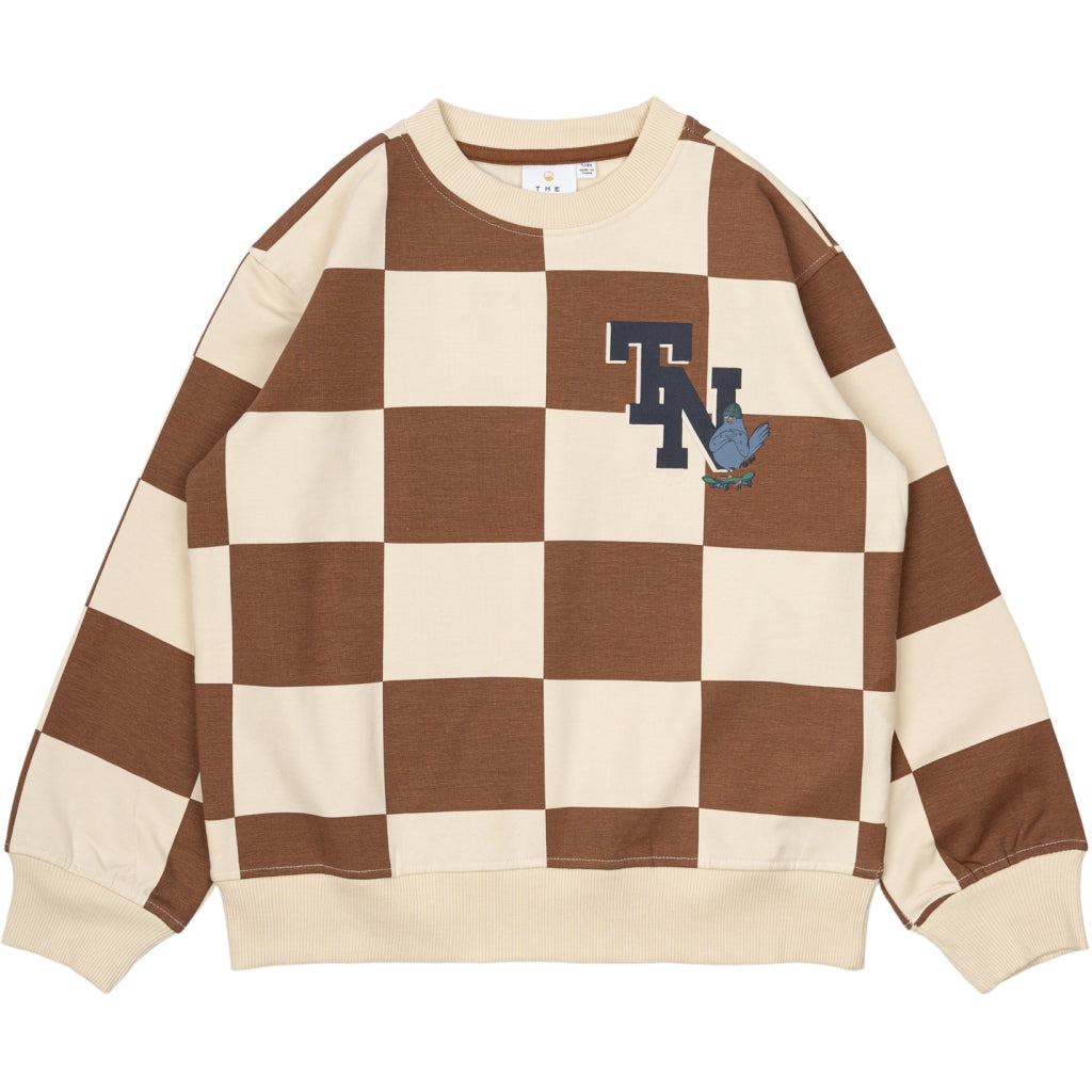 THE NEW TNLucas Oversize Sweatshirt Sweatshirt Toffee