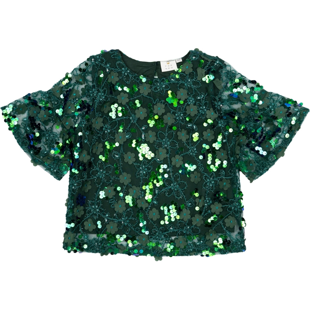 THE NEW TNMara Hollie Kortærmet Top T-shirt June Bug