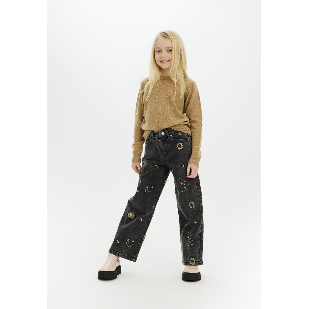 THE NEW TNMathilda Wide Leg Jeans Jeans Grey Wash Denim