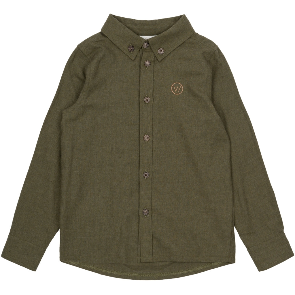 THE NEW TNMick Langærmet Shirt Skjorter Ivy Green Melange