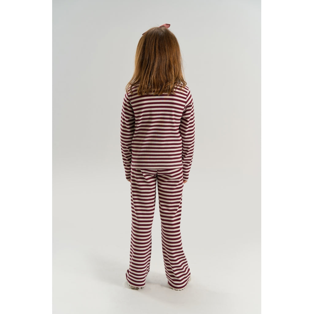 THE NEW TNMoore Wide Rib Bukser Bukser Gardenia Striped