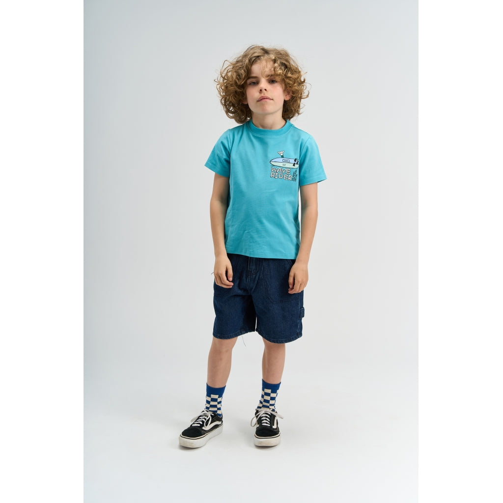 THE NEW TNNavid Skate Shorts Shorts UNWASHED DENIM