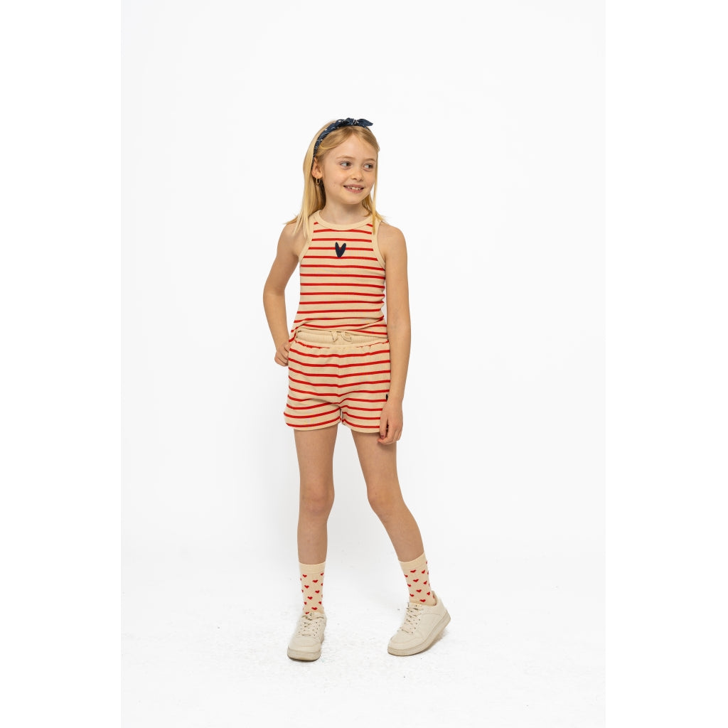 THE NEW TNNil Shorts Shorts Poppy Red Striped