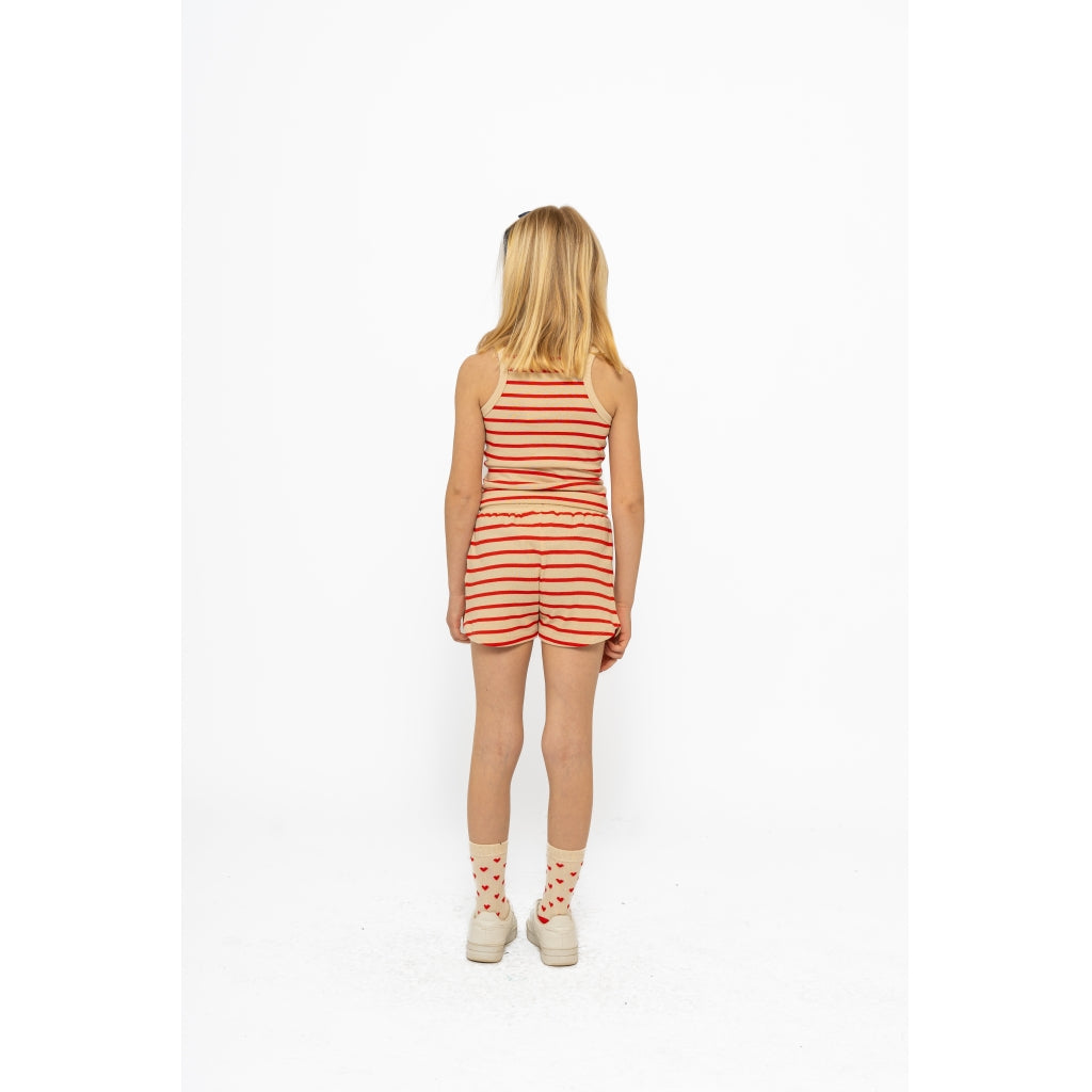 THE NEW TNNil Shorts Shorts Poppy Red Striped