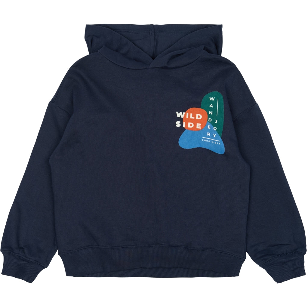 THE NEW TNParvelo Oversize Hættetrøje Sweatshirt Navy Blazer