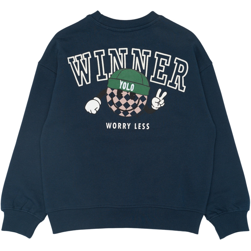 THE NEW TNPaul Oversize Sweatshirt Sweatshirt Navy Blazer