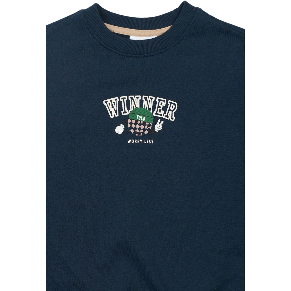 THE NEW TNPaul Oversize Sweatshirt Sweatshirt Navy Blazer