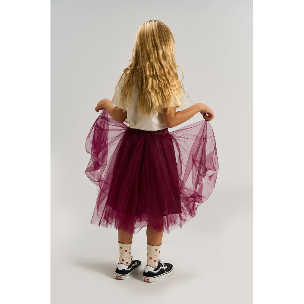 THE NEW TNPeaven Mesh Nederdel Nederdel Burgundy TN