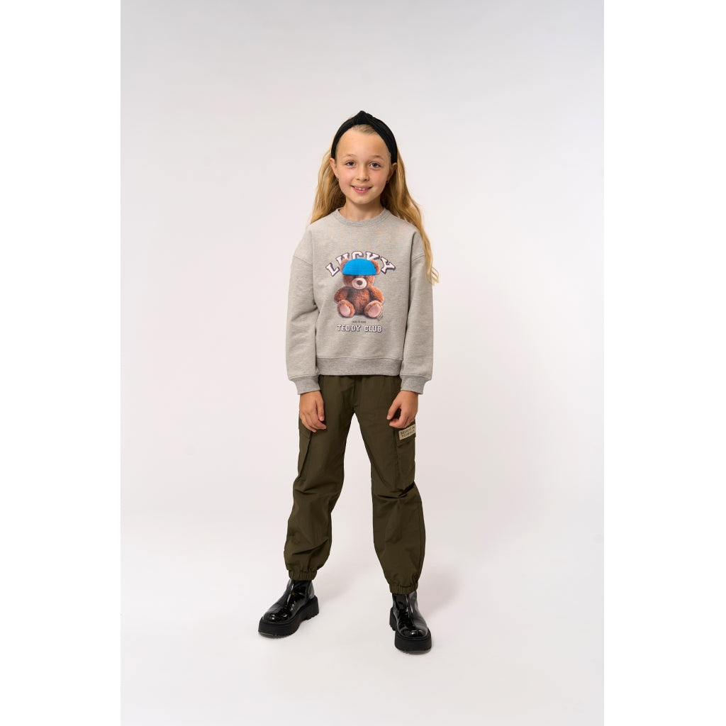 THE NEW TNPendra Oversize Sweatshirt Sweatshirt Light Grey Melange