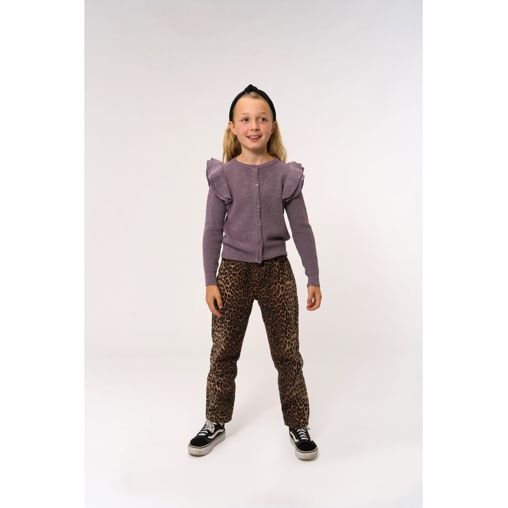 THE NEW TNPerla Glitter Strik Cardigan Strik GRAY RIDGE
