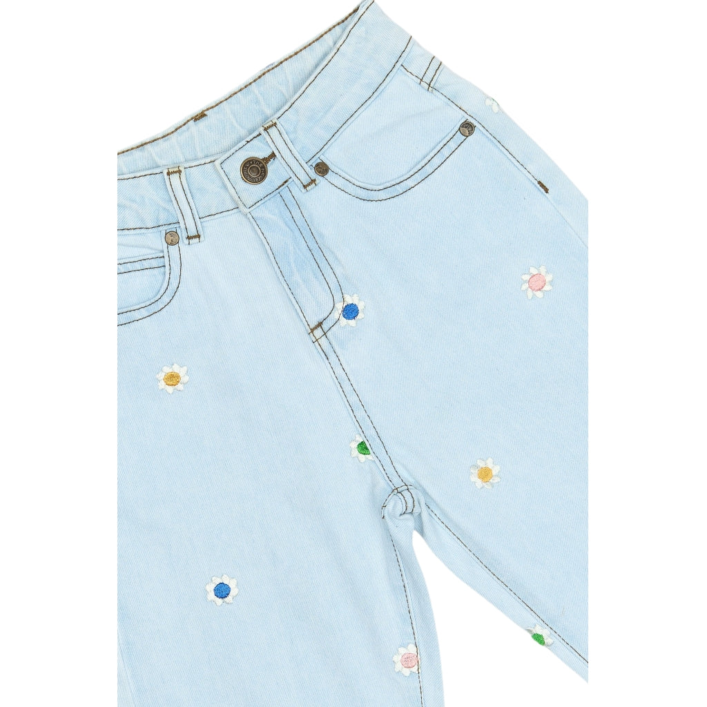 THE NEW TNPorscha Mom Fit Jeans Jeans Light Blue Denim EMB