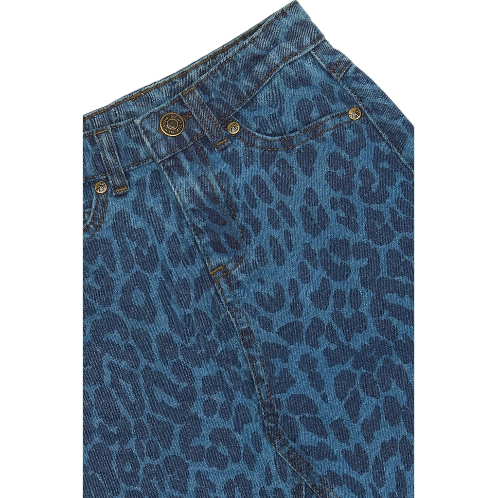 THE NEW TNPrima Denim Nederdel Nederdel Medium Blue Denim AOP