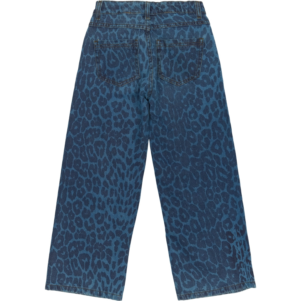 THE NEW TNPrima Wide Jeans Jeans Medium Blue Denim AOP