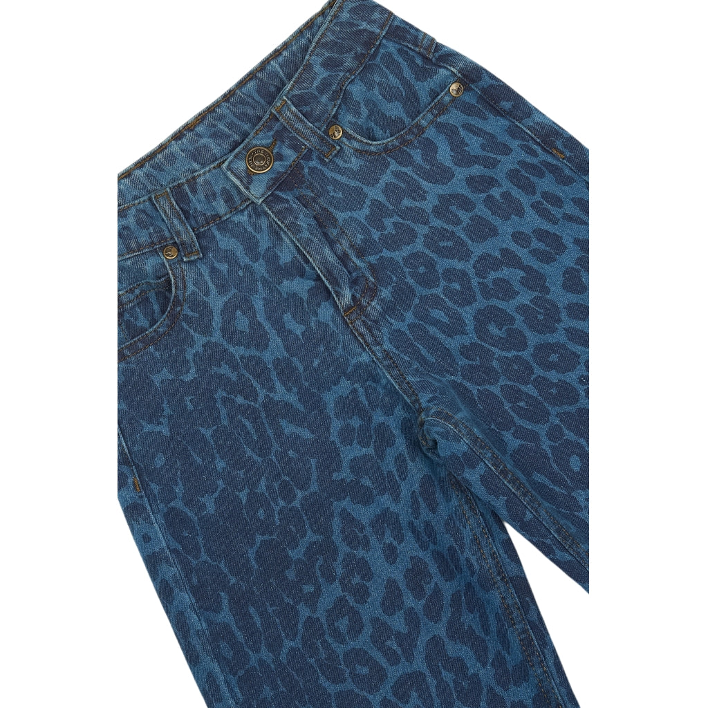 THE NEW TNPrima Wide Jeans Jeans Medium Blue Denim AOP
