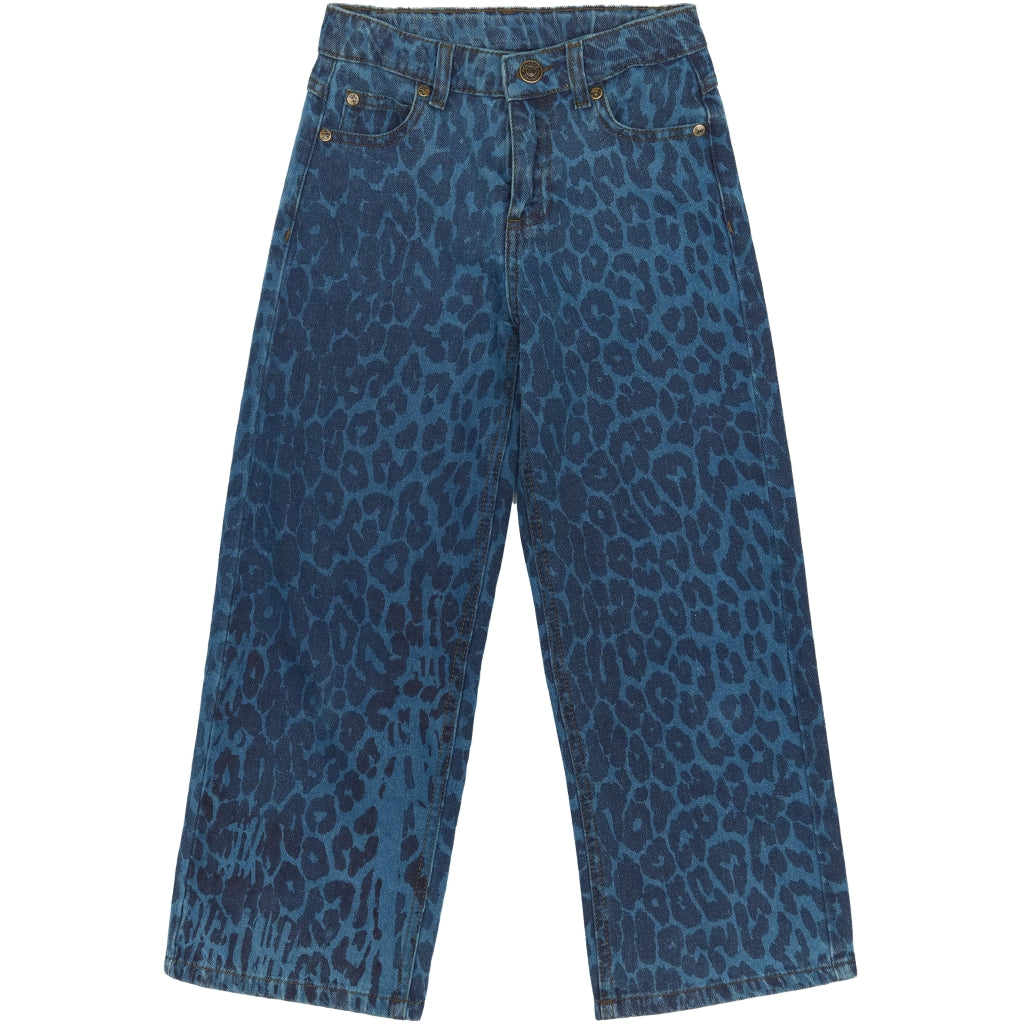 THE NEW TNPrima Wide Jeans Jeans Medium Blue Denim AOP