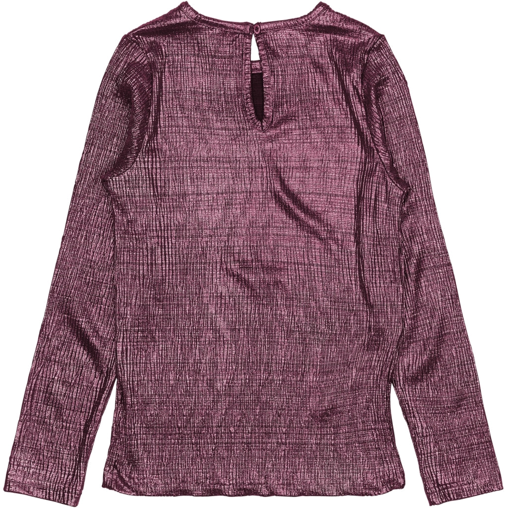 THE NEW TNPrudence Langærmet Plisseret Bluse Langærmet bluse Ibis Rose