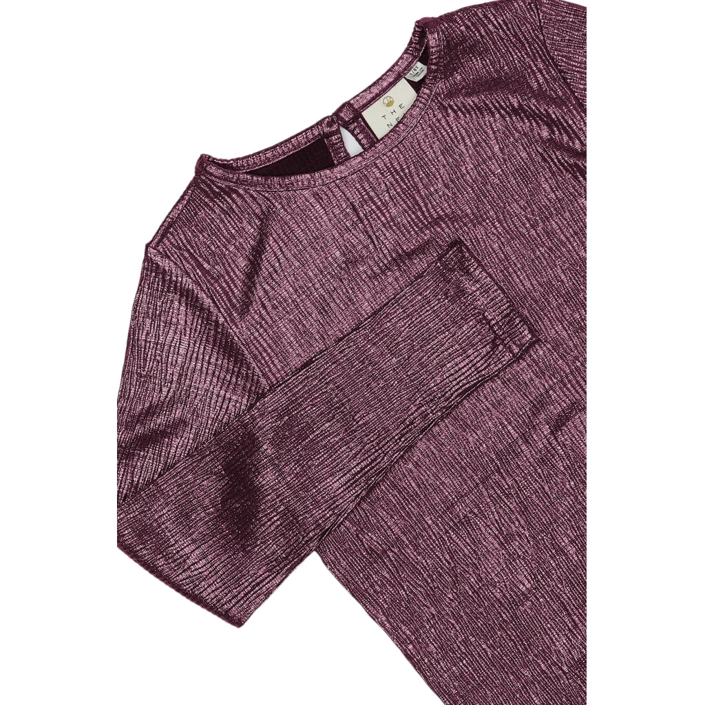 THE NEW TNPrudence Langærmet Plisseret Bluse Langærmet bluse Ibis Rose
