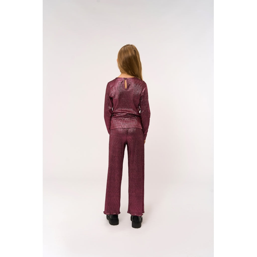 THE NEW TNPrudence Langærmet Plisseret Bluse Langærmet bluse Ibis Rose